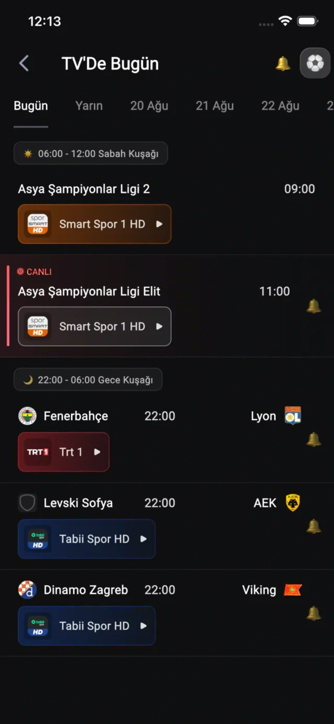 TV'de Bugün